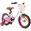 Image de Vélo pour enfants - JOYSTAR 12 pouces - Frein à pied arrière - Panier - Blanc