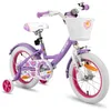 Image de Vélo pour enfants - JOYSTAR 16 pouces - Violet - Frein à pied arrière - Panier inclus