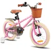 Image de Vélo pour enfants - JOYSTAR 14 pouces - Frein à rétropédalage - Cadre en acier - Panier inclus