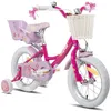 Image de Vélo denfant - HILAND - JOYSTAR - 16 pouces - Violet - Avec roues auxiliaires