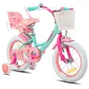 Image de Vélo denfant - HILAND - JOYSTAR - 14 pouces - Vert - Avec roues auxiliaires