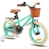 Image de Vélo pour enfants - JOYSTAR 14 pouces - Vert - Frein à rétropédalage - Cadre en acier