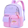 Image de Sac à Dos - Maternelle - Fille - Nylon Léger - Imperméable - 6 à 10 ans