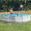 Image de Piscine tubulaire INTEX Prism Frame Ø457 x 107 cm - Gris - Filtre à cartouche - Hors-sol