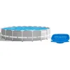 Image de Kit Piscine hors sol tubulaire INTEX - Pris Frame - 610 x 132 cm - Ronde (Pompe bâche tapis de sol et échelle) - 26756NP