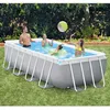 Image de Piscine autoportante rectangulaire INTEX Prism Frame 400x200x100 cm - Gris