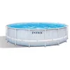 Image de Kit Piscine hors sol tubulaire INTEX - Pris Frame - 488 x 122 cm - Ronde (Pompe bâche tapis de sol et échelle) - 26746NP