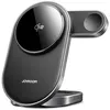 Image de Station de charge 3-en-1 pliable magnétique - JOYROOM - 15W - Compatible MagSafe - Recharge simultanée - Noir