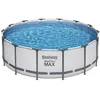 Image de Piscine tubulaire - BESTWAY - Steel Pro Max - Ronde 427 m - 122 m de hauteur - Blanc