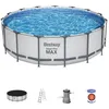 Image de Piscine hors sol tubulaire - BESTWAY - Steel Pro Max - 457 x 122 cm - Ronde - Filtre à cartouche