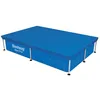 Image de Bâche de piscine rectangulaire - BESTWAY - Compatible Steel Pro 221 x 150 cm - 224x154 m - 4 saisons - Trous de drainage