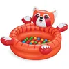 Image de Piscine à balles Gonflable - BESTWAY - Playful Red Panda - 50 balles - 107x94x58 cm - Orange