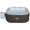 Image de Spa gonflable BESTWAY - Lay-Z-Spa Cabo - 140 airjets - 180x180x71 cm - 4 à 6 places - Carré (couverture cartouche 4 appuie-tête)