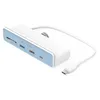 Image de Hub USB Type-C 6 en 1 HyperDrive Blanc pour iMac 24