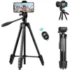 Image de K&F Concept Trépied Appareil Photo pour Smartphone152cm Trépied Voyage Léger avec Télécommande Bluetooth pour DSLR Nikon Canon Sony