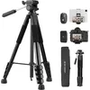 Image de 190cm Trépied Appareil Photo pour Smartphone - K&F Concept Trépied Caméra pour DSLR Nikon Canon Sony etc Télécommande Bluetooth
