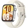 Image de Montre - HUAWEI - Watch Fit 4 - Blanc - Affichage numérique - Capteur de fréquence cardiaque