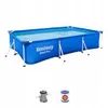 Image de Piscine complète Bestway Steel Pro Rectangulaire Tubulaire 300x201x66 cm Bleu