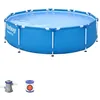 Image de Piscine autoportante Steel Pro 305x76 cm - Bestway - Gonflable - Filtre à cartouche - Capacité 4.678 litres
