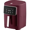 Image de Bergner Friteuse à air 6 9 L 1800 W rouge - 8 programmes panier céramique 80 200°C