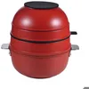 Image de MASTERPRO Batterie de cuisine antiadhésive SHARE PLAY 10 pièces rouge BGMP-8061-RD