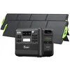 Image de Generateur Electrique Portable - FOSSiBOT - F2400 - 2048Wh - LiFePO4 - 2400W Station Centrale Électrique+200W×2 Panneau Solaire APP