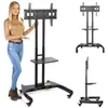 Image de Pied à roulettes TV - ERGOSOLID - AVA-1500-60 - Noir - Charge max 45 kg - Écran jusquà 152 cm
