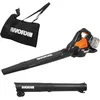 Image de Aspirateur souffleur broyeur 2*20V WORX - WG583E.9 (moteur brushless 335 km/h sac et harnais sans batterie ni chargeur)