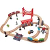 Image de Set de train en bois Hape - 51 pièces - Multicolore - Pour enfants à partir de 4 ans