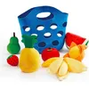 Image de Hape - Jeu dimitation en feutrine gamme cuisine - Panier de fruits pour enfants