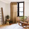 Image de Rideau Ajustable 140x300 cm Gaze de Coton Camel