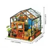 Image de Kit en bois - Robotime - Maison des Fleurs Cathy avec lumière - Temps de montage 20h