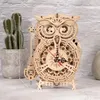 Image de Puzzle 3D - Rokr - Horloge hibou - 161 pièces - Bois - Niveau 4/5