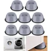 Image de Lot de 8 amortisseurs pour machine à laver amortisseurs pour machine à laver support universel pour lave-linge et sèche-linge