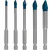Image de Foret Hard Ceramic Hex-9 Expert BOSCH Ø 4/5/6/8/10 mm - 5 pièces - 2608900597