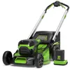 Image de Tondeuse à gazon tractée Brushless 46cm 60V GREENWORKS - Batterie 4 0Ah - Chargeur - GD60LM46SPK4