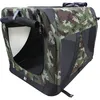 Image de Caisse de transport - M PETS - COMFORT CRATE L - Camouflage - Pliable - Cadre métallique - Grilles d aération