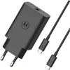 Image de Chargeur secteur Motorola SJMC682 noir avec ports USB-C - Charge rapide 68 W