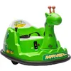 Image de Auto Tamponneuse pour Enfants 2-5 Ans Voiture Électrique Rotation à 360° avec LED Télécommande Musique Charge 30kg - Vert