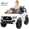 Image de Toyota Voiture Électrique pour Enfant3-8 AnsBDM0939 12V4.5AH 390*2 avec TélécommandeHaute/Basse Vitesse-Blanc
