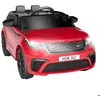Image de Voiture Électrique Enfant Véhicule 12 V Range RoverTélécommande/Klaxon/LED/Musique/USB pour Garçons Filles (Rouge)