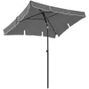 Image de Parasol Rectangulaire - SONGMICS - GPU25GY - Protection Solaire - Inclinable - Toile Polyester