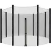 Image de SONGMICS Filet de remplacement de trampoline - Ø 305 cm - Filet de sécurité pour 8 poteaux droits - Filet rond - STN10FT