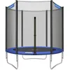 Image de SONGMICS Trampoline jardin Ø 183 cm avec Filet de Protection Poteaux recouverts