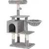 Image de Arbre À Chat Multi-Niveaux, Gris en occasion ou reconditionné