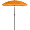 Image de SONGMICS Parasol 2 mOmbrelleprotection UPF 50+inclinablebaleines en fibre de verreavec sacOrange GPU65OGV1
