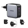Image de Chargeur de Voyage - UGREEN - Nexode 65W - 3 Ports USB C - Adaptateur International - Charge Rapide