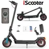 Image de Trottinette électrique iScooter i9Max-Pneus 10-500W-36V10Ah-Autonomie 30-40km-pliable