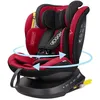Image de Reecle i-Size Siège Auto 360° Pivotant ISOFIX 40-150 cm de la naissance à 12 ans (0-36 kg) ECE R129 Rouge