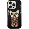 Image de Nimmy Glasses Cool Dog Case for iPhone 16 Pro 6.3 Black - N-YJ-iP16-Pro-01